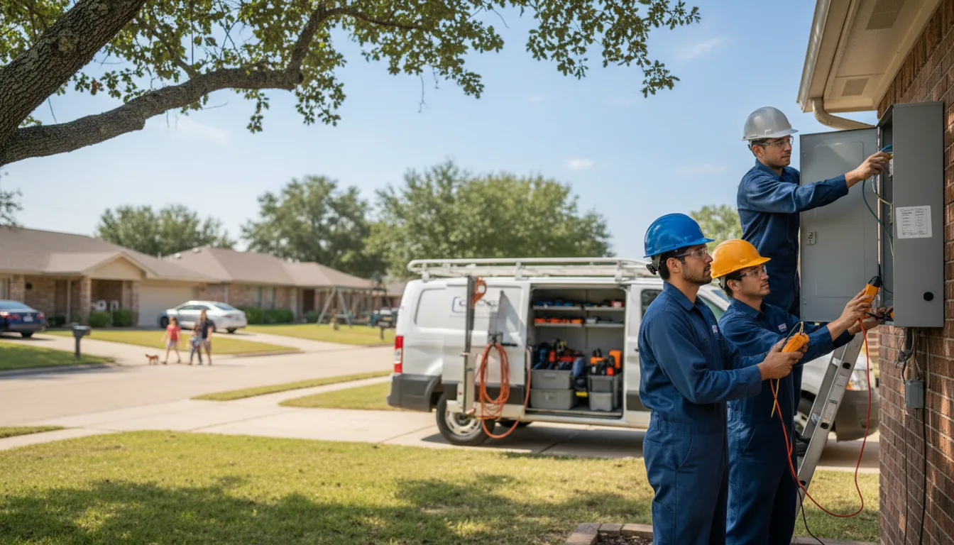 Certified electrician providing emergency electrical services in Bladen, NE